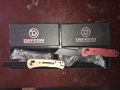 2 defcon alum and 14c28n new both 30