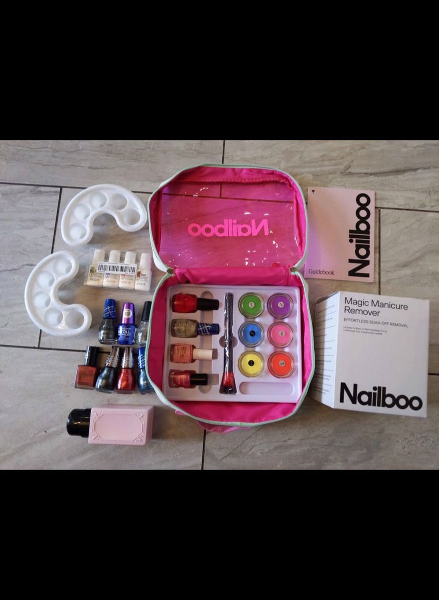 Lot of Nailboo Polish dip remover and lots of nail