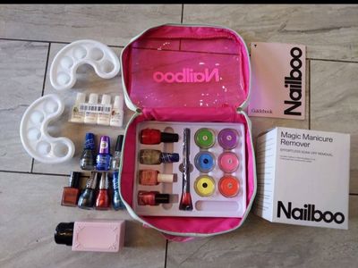Lot of Nailboo Polish dip remover and lots of nail