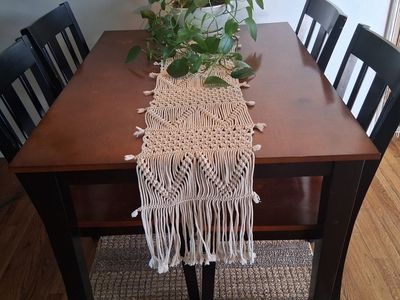 4 Chair Wood Dining Table