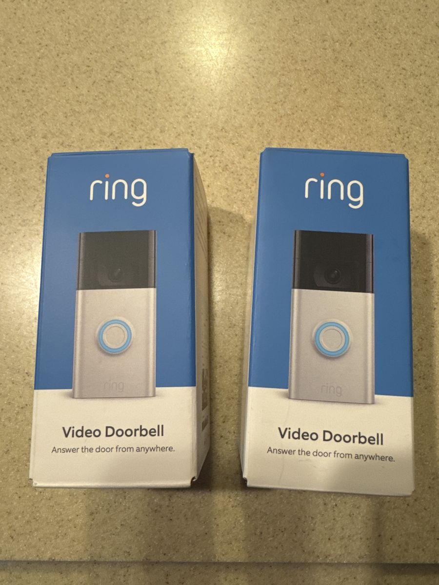 New Ring Video Doorbell 1080p Battery/wired