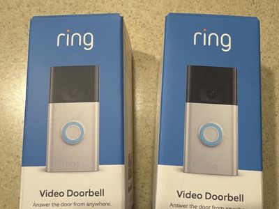 New Ring Video Doorbell 1080p Battery/wired