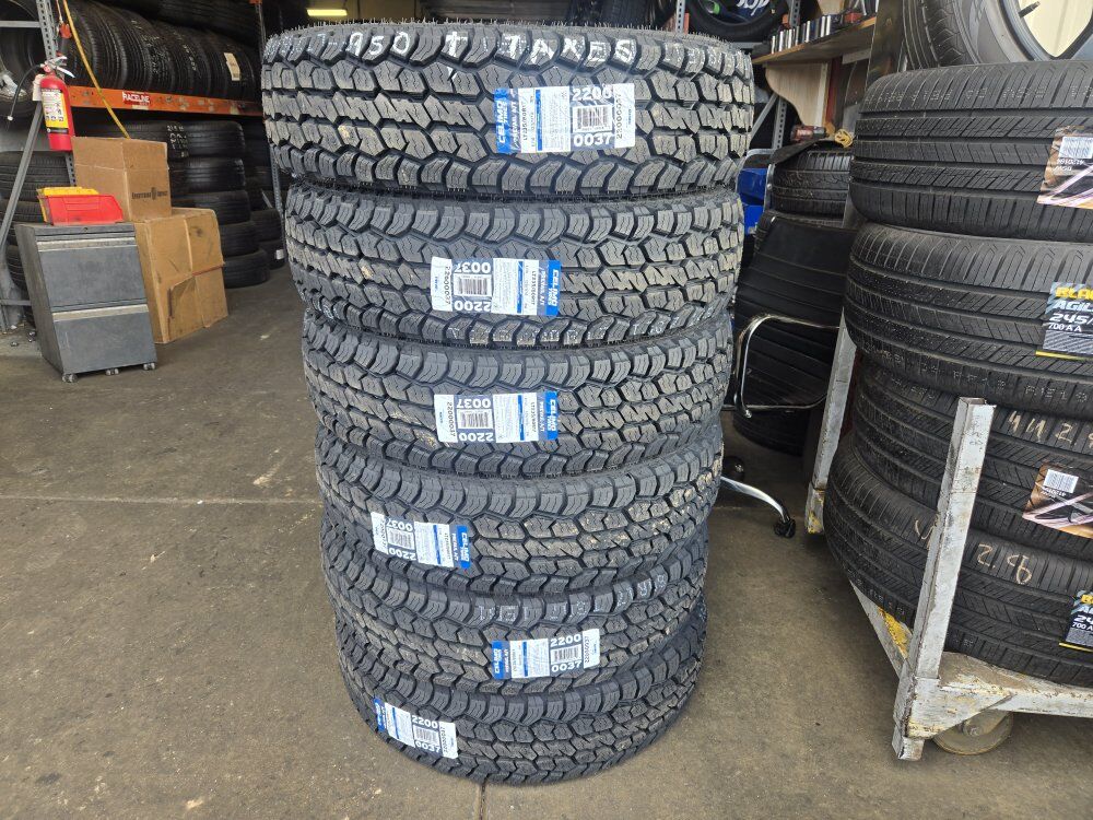 6 TIRES LT 235/80R17 CELIMO PREVAIL A/T