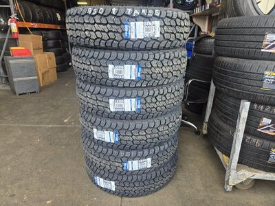 6 TIRES LT 235/80R17 CELIMO PREVAIL A/T