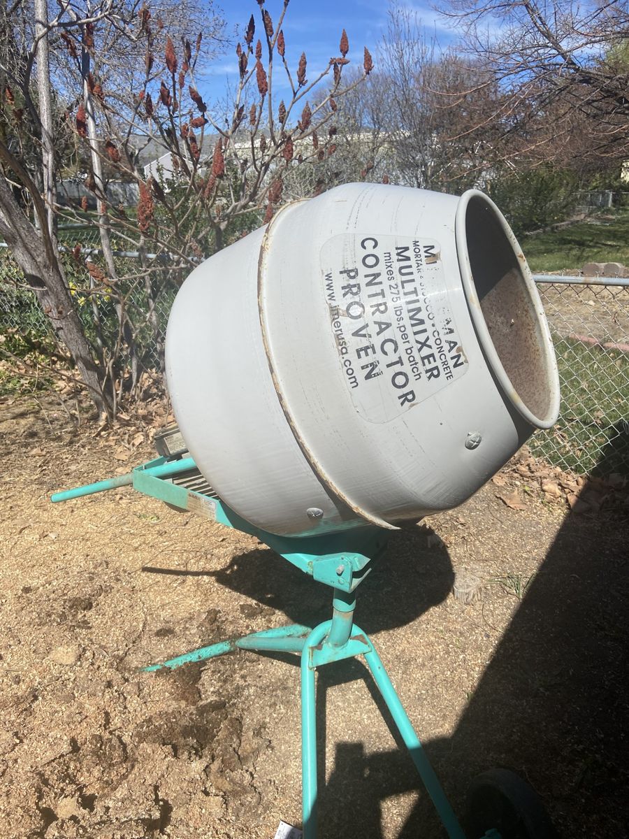 Imer Cement Mixer - Steel Bowl 275 lb capacity