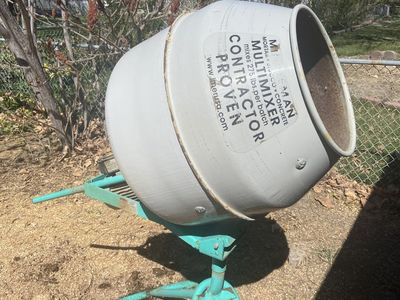 Imer Cement Mixer - Steel Bowl 275 lb capacity