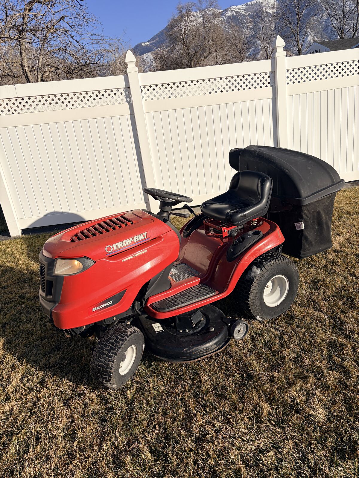 Troy-bilt riding mower