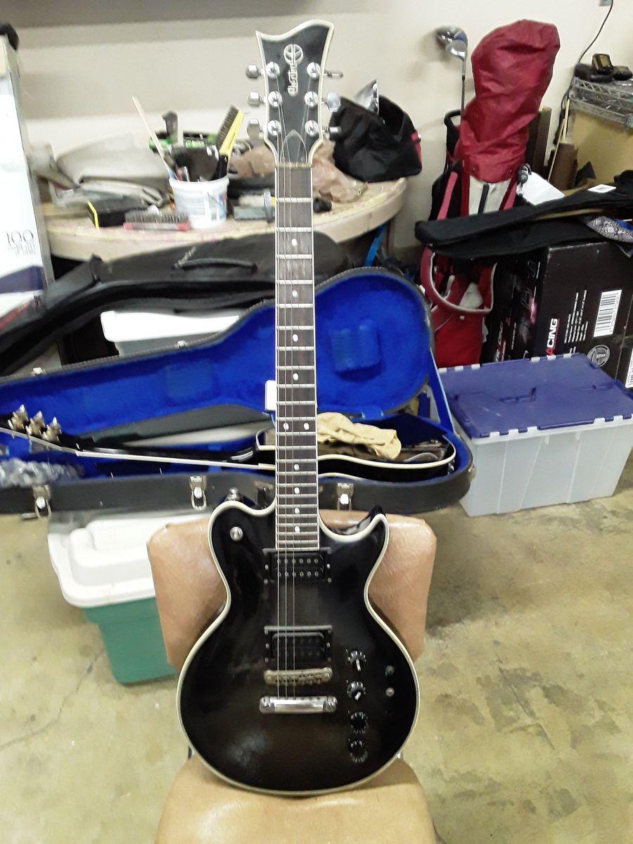 Electra X930 Vulcan MPC Vintage MIJ Singlecut Charcoal Burst 1980s w/ 2 Effects Modules MIJ Japan