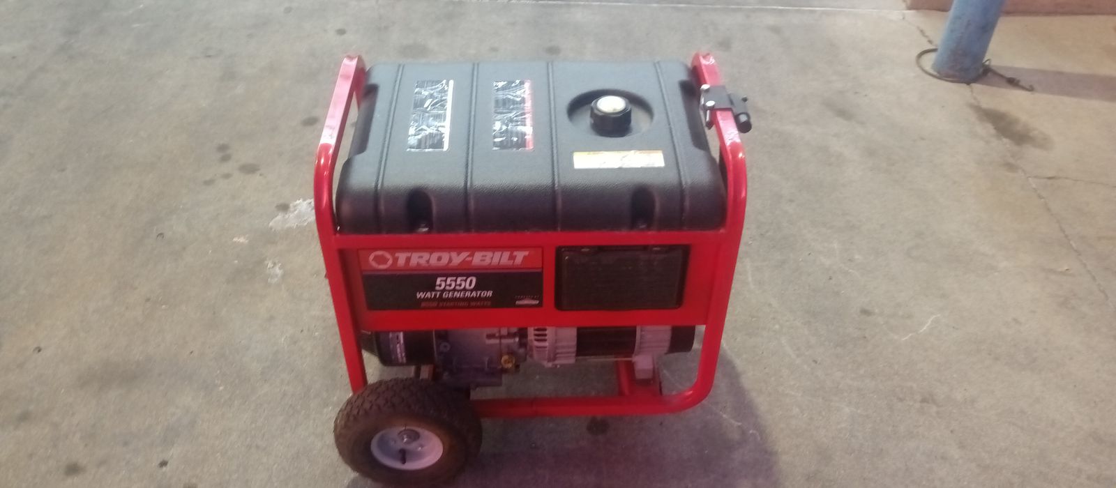 TROY-BILT 5550 WATT GENERATOR.