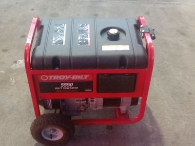 TROY-BILT 5550 WATT GENERATOR.
