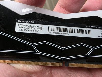 T-force ddr5 ram stick