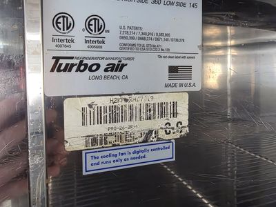 Commercial fridge and freezer