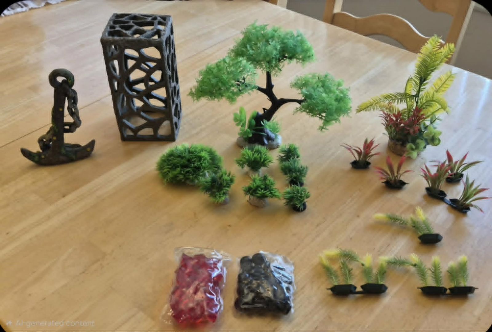 Artificial Aquarium Plants And Decorations