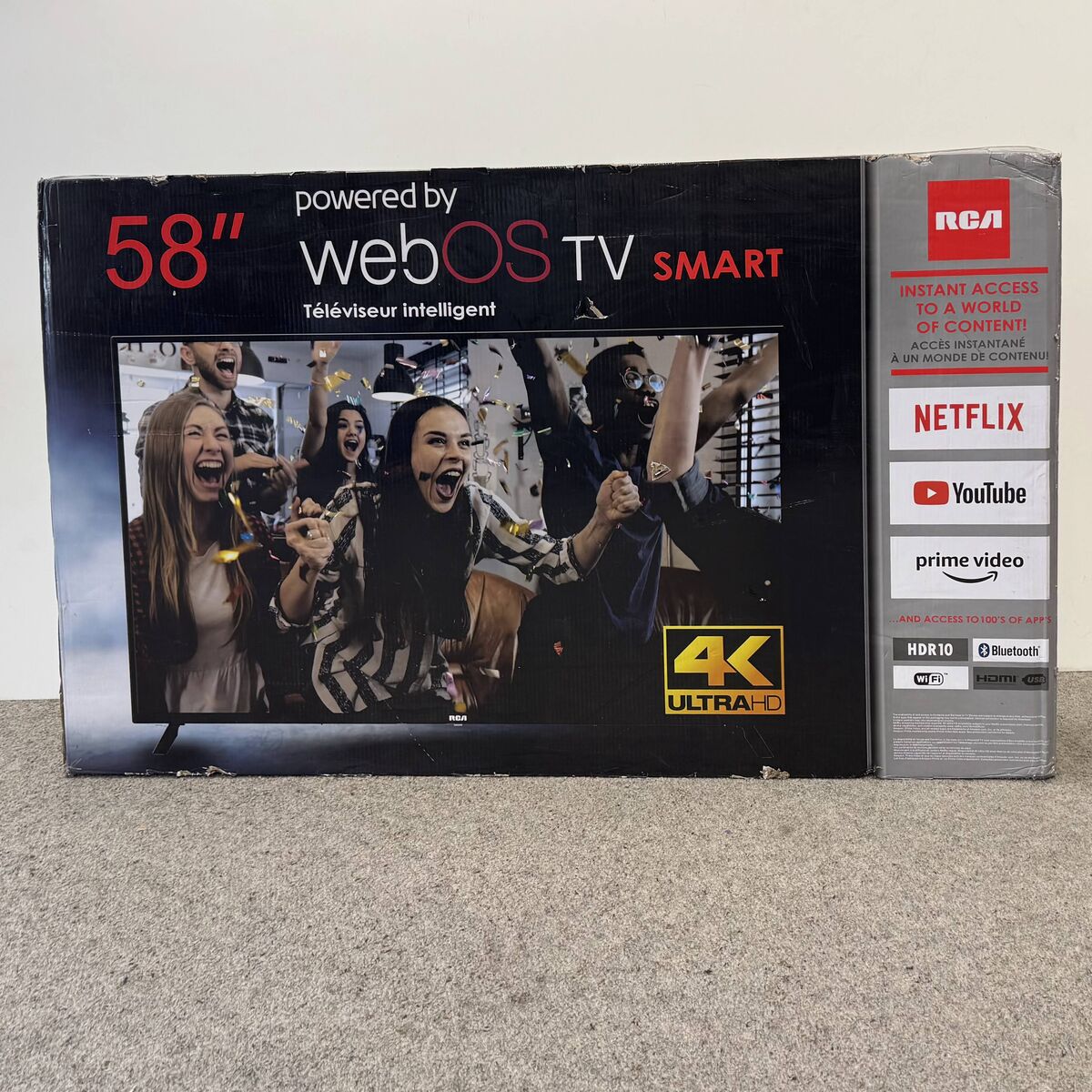 NEW Open-Box 58" RCA 4K Ultra HD LCD Smart Television webOS TV
