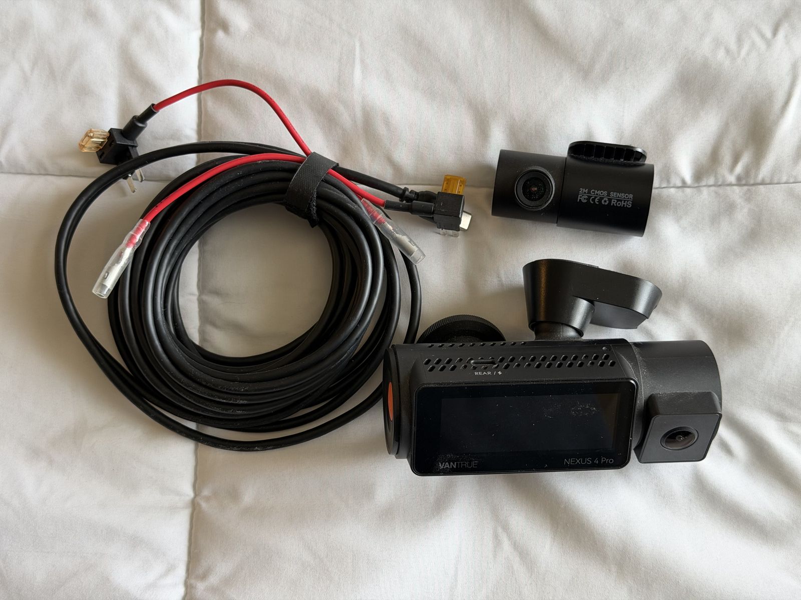 Vantrue Nexus 4 Pro Dash Cam + Hardwire Kit