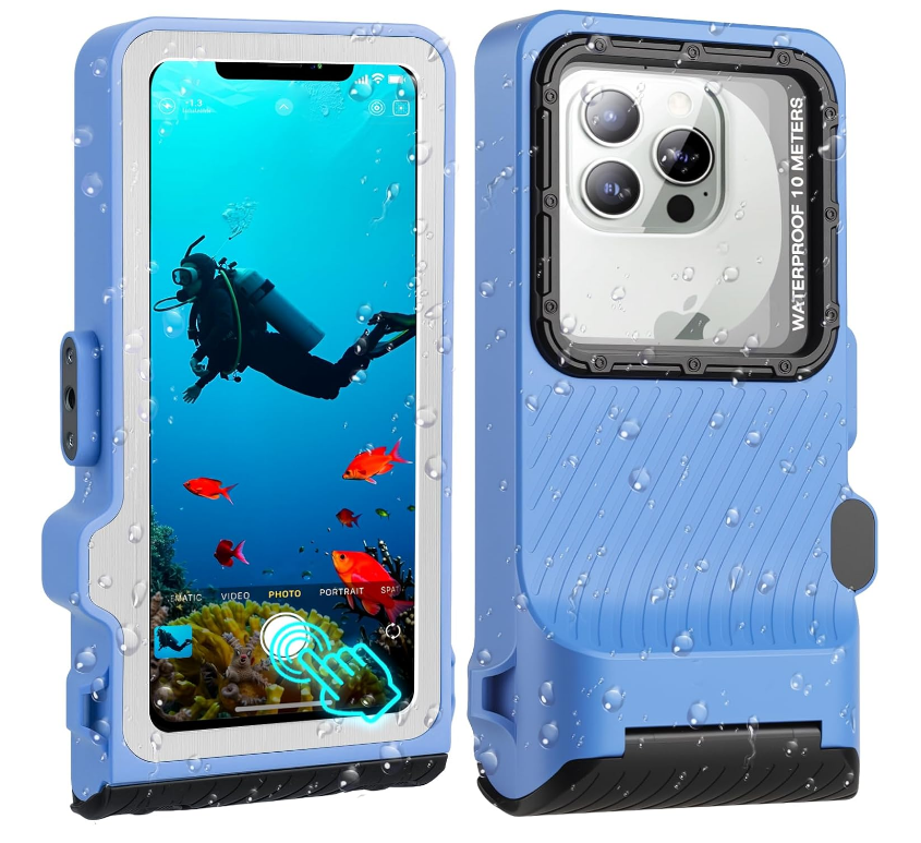 NEW 2025 Upgrade Universal Underwater Waterproof Diving Snorkeling Phone Case