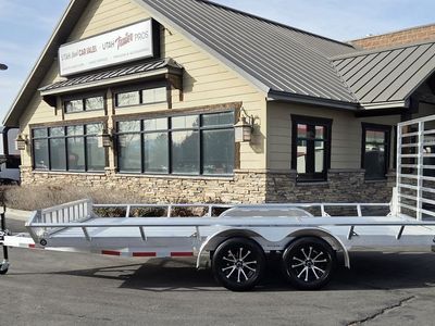 2026 Baughman Baughman 7x16 ASR All Aluminum ATV/UTV/Car Hauler w/Side Ramps Trailer New