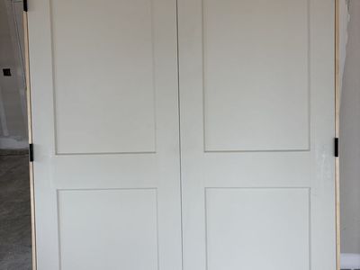 Pre-hung double interior door - new