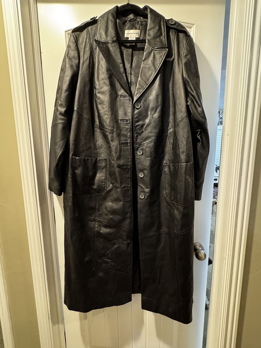 Leather Trenchcoat
