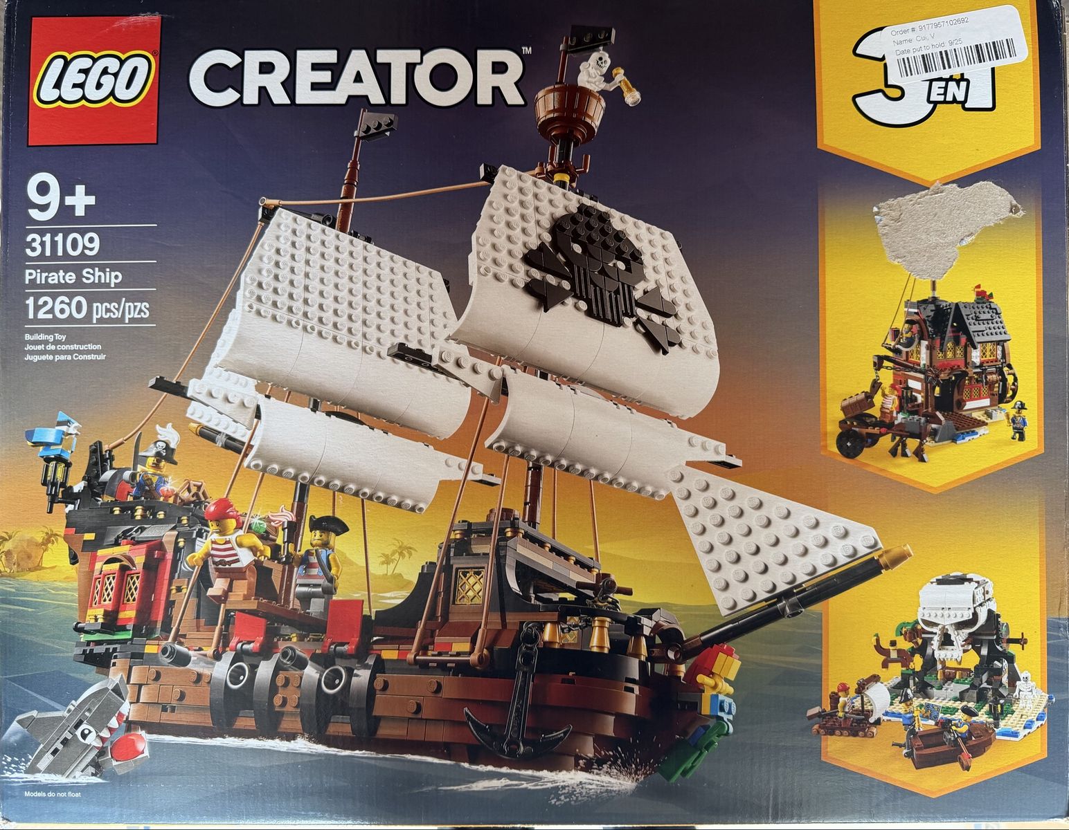 LEGO Creator Pirate Ship 31109