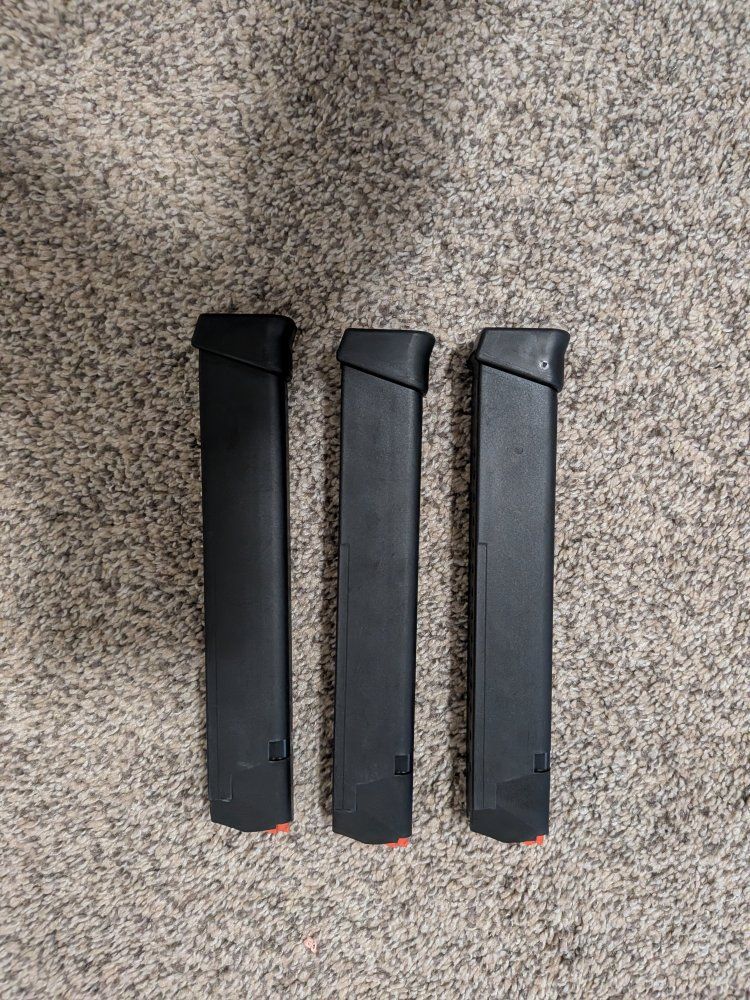 Glock 33-Round 9mm Magazines (x3)