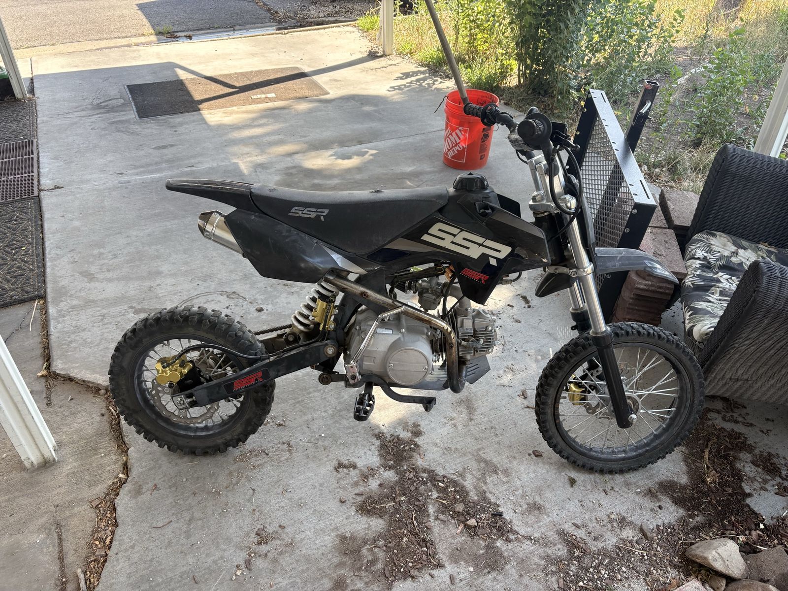 2019 SSR 125cc Pit Bike Runs and Rides