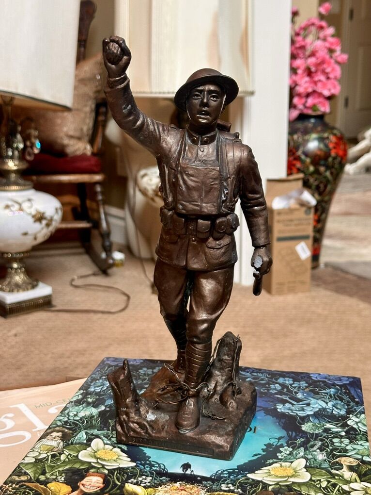 Antique SculptureWWI SPIRIT OF THE AMERICAN DOUGH