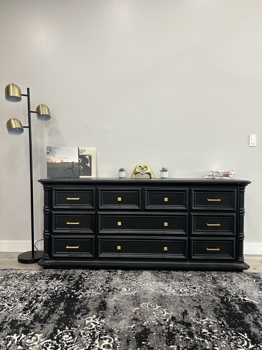 Refinished 9 Drawer Dresser