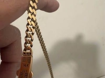 14K Gold Cuban
