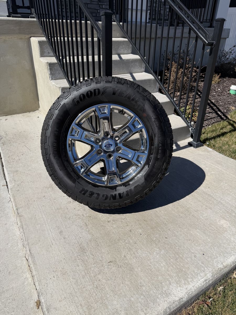 Ford F150 Rims and Tires 275/65R18 Goodyear