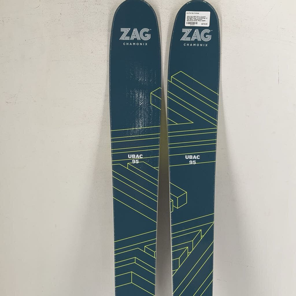 2024 Zag UBAC 95 w/ Dynafit Backlight Long Travel Bindings w/ Zag UBAC Climbing Skins