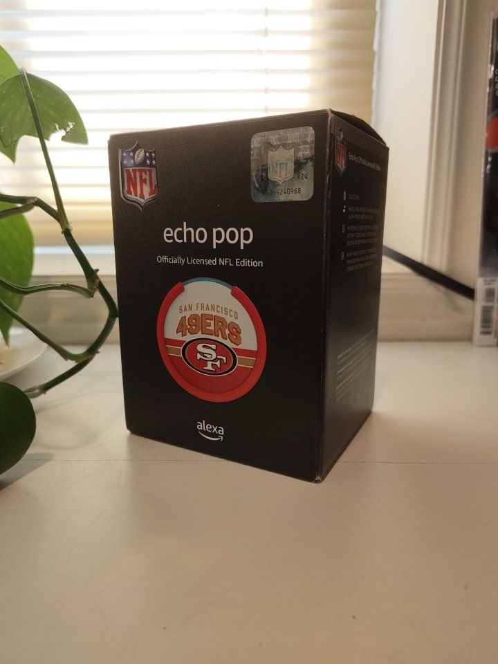 Alexa echo pop official licensed NFL edition