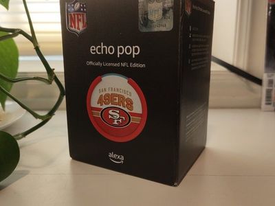 Alexa echo pop official licensed NFL edition