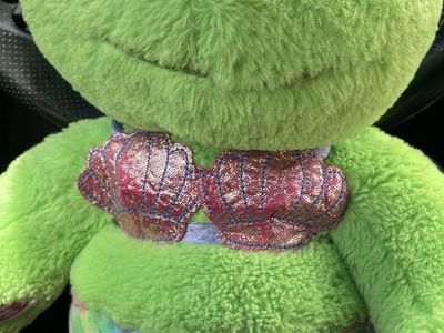 2022 Build A Bear Green Frog Mermaid Plush W/Pink