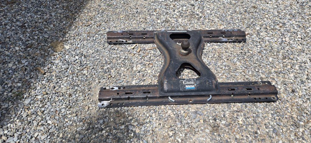 Gooseneck/Fifth Wheel Hitch Base Rails - Heavy Duty Towing Accessory