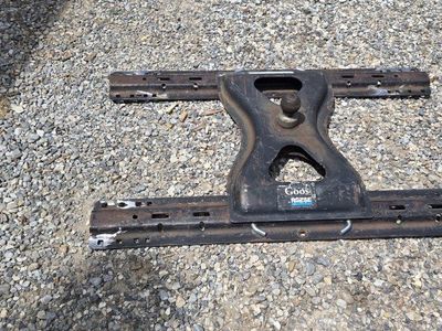 Gooseneck/Fifth Wheel Hitch Base Rails - Heavy Duty Towing Accessory