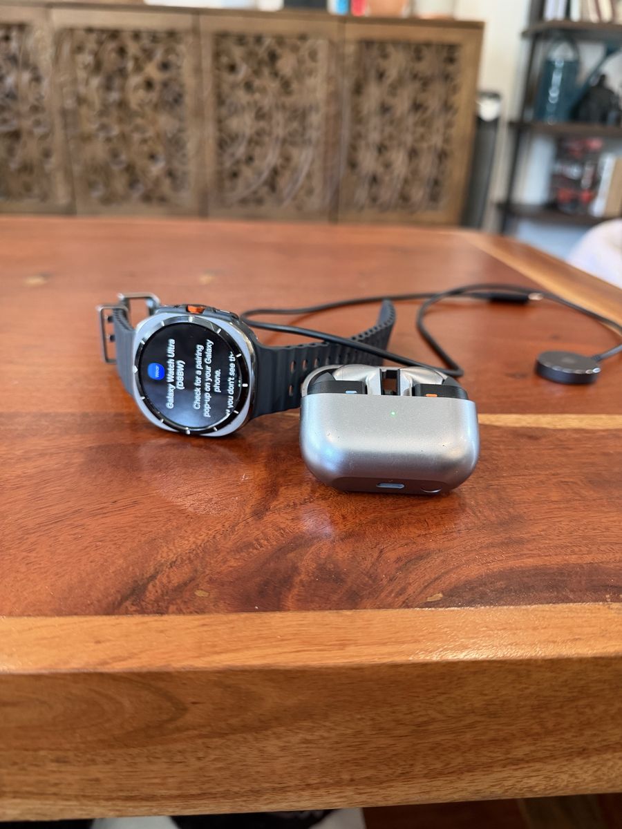 Galaxy watch ultra and earbuds 3 pro