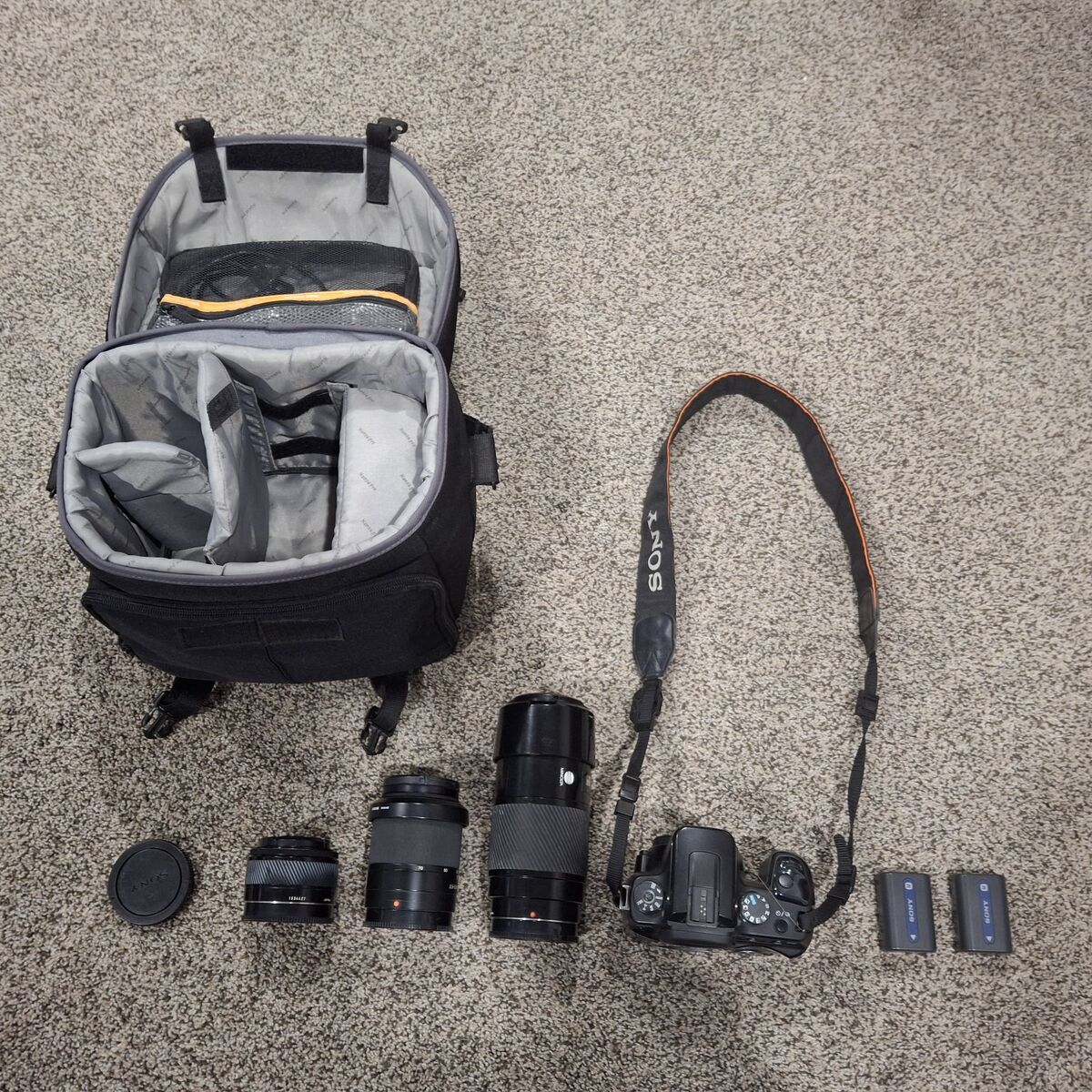 Sony DSLR A100 Camera combo