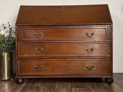 Vintage Mahogany Slant-Front Secretary Desk
