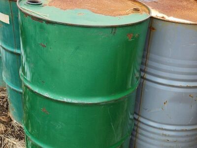 55 gallon steel drums barrels metal