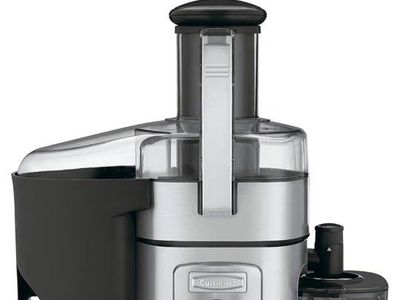 Cuisinart CJE-1000P Die-Cast Juice Extractor - Silver/Black