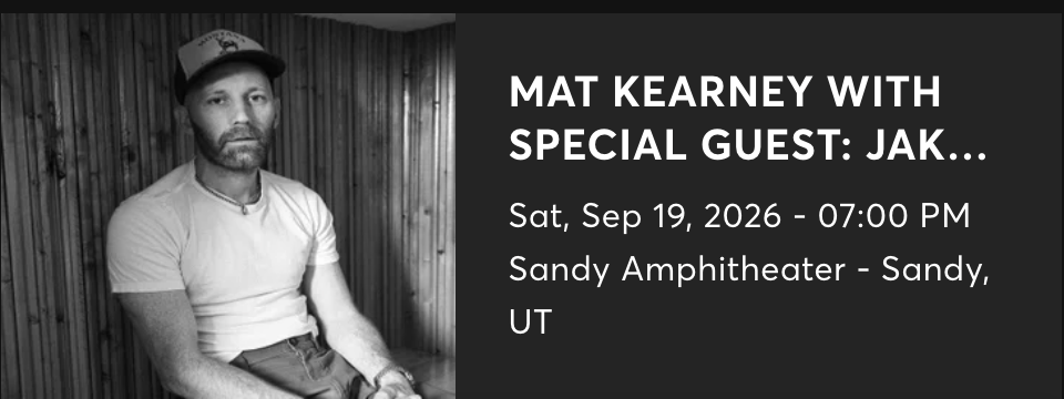 Mat Kearney concert tickets!