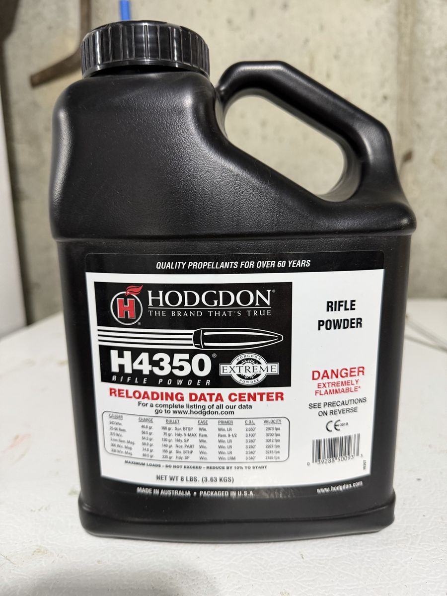 Hodgdon H4350 Rifle powder/ Gun Powder