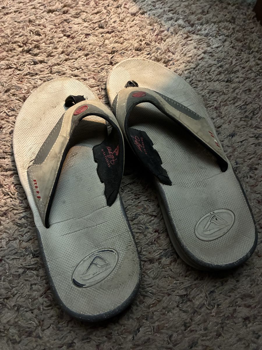 Reef Fanning Mick Fanning Signature Flip Flops Sandals Men's Size 12