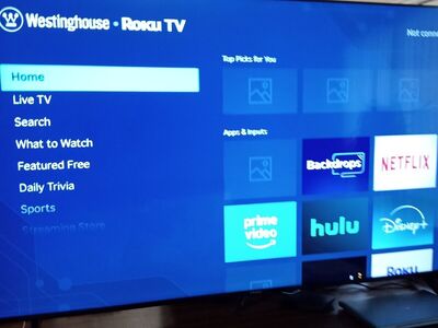 Roku Television 75 inch smart streaming gaming or home theater Roku TV with remote