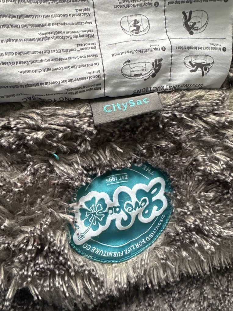 LoveSac CitySac Cover Only OwlPhur