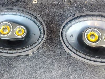 Kicker CS Series 6x9 Inch 3-Way Coaxial Car Audio Speakers - Pair