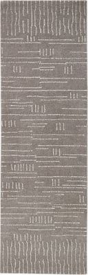 Obeetee Nomad Zen Wool Hand Tufted Runner, 2'.6" x 8', Coffee 1944929 #103949