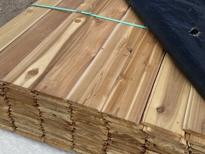 Cedar 1x6 T&G 1F STK Textured