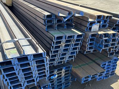 Bargain Priced Channel!! Secondary Steel Channel – 4" x 5.4lb per ft–x 20' $59.95 each
